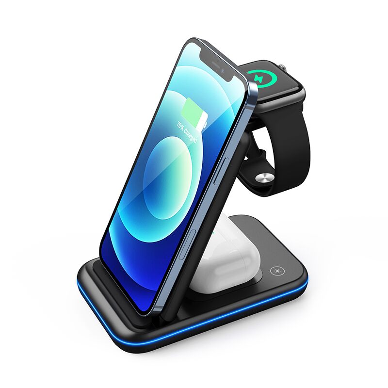 Z8A折りたたみ式3 in 1ワイヤレス充電器は企業向けギフトに最適 - Wecent