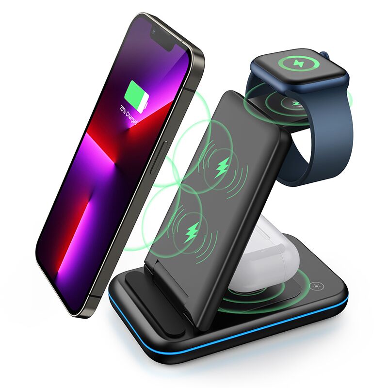 Z8A折りたたみ式3 in 1ワイヤレス充電器は企業向けギフトに最適 - Wecent