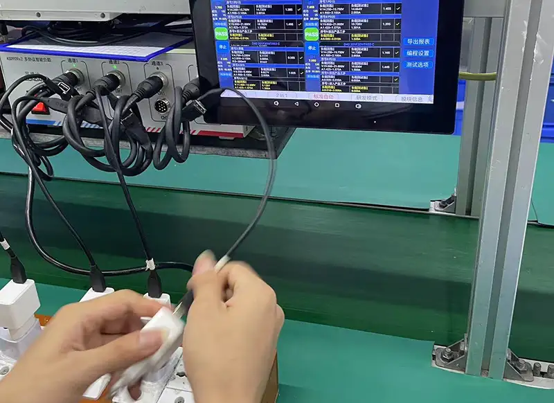 電気試験・耐圧試験・エージング工程