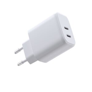 Chargeur GaN WECENT WET-67-CC de 65 W à deux ports USB-C